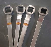 不锈钢方孔棘轮扳手 铝厂用不锈钢扳手定做异形扳手